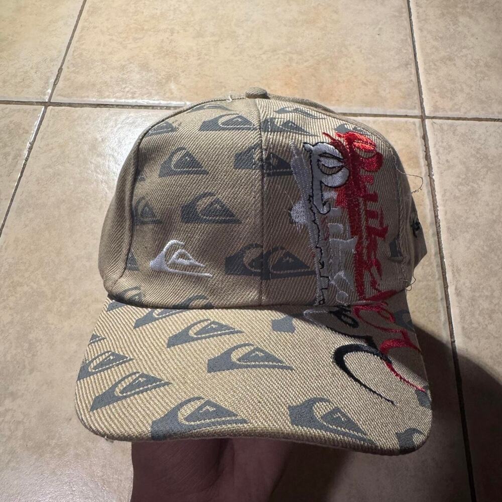 Y2k quiksilver embroidered cap One Size Fits All snapback